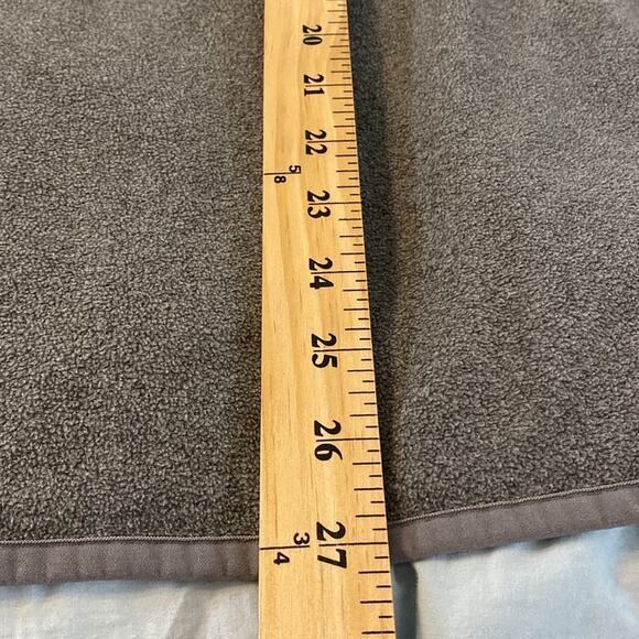 G.H. Bass & Co. Gray Fleece Quarter Zip Pullover Size Medium - Picture 5 of 6